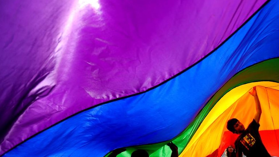 ہم جنس پرستوں کے حقوں کے لیے ایک ریلی کی فائل فوٹو
