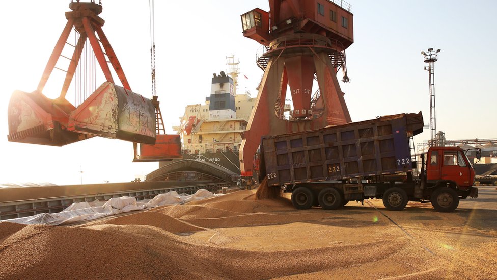 Nantong port in China's eastern Jiangsu province