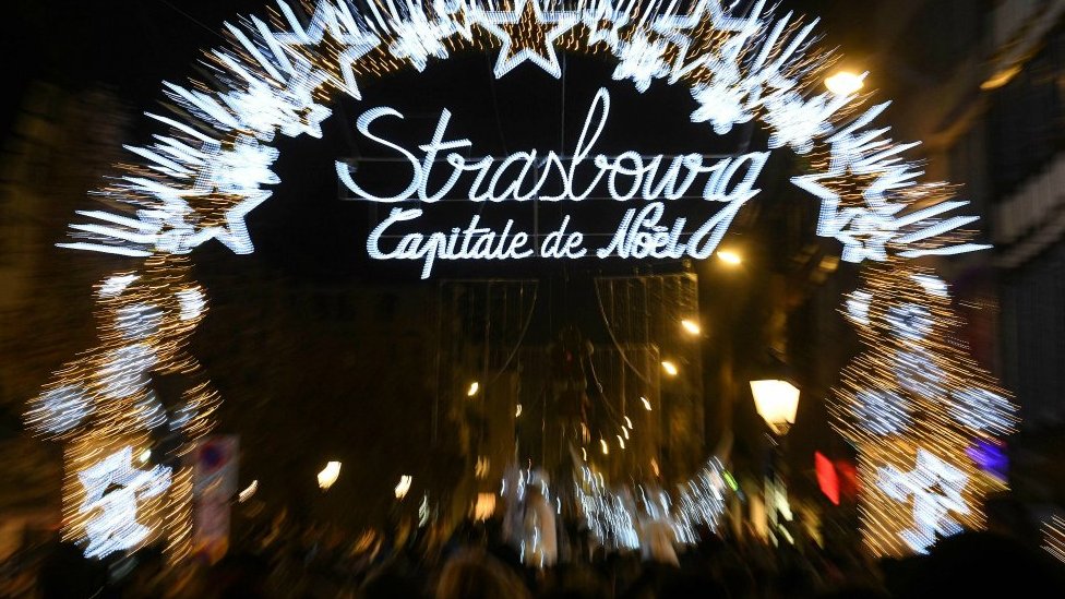 Christmas market in Strasbourg. 23 Nov 2018