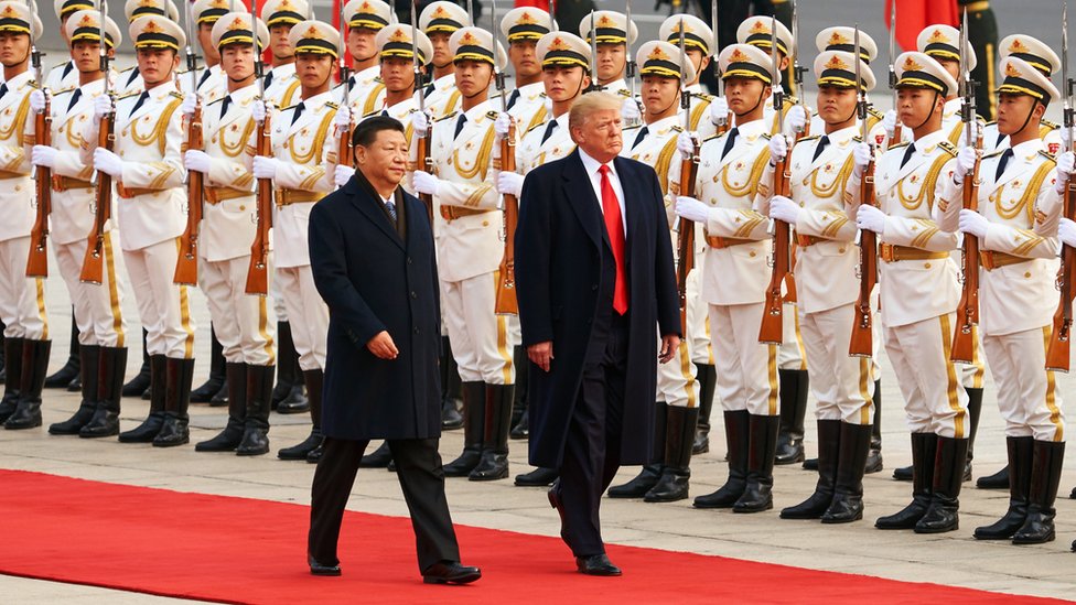 China's President Xi Jinping and US President Donald Trump