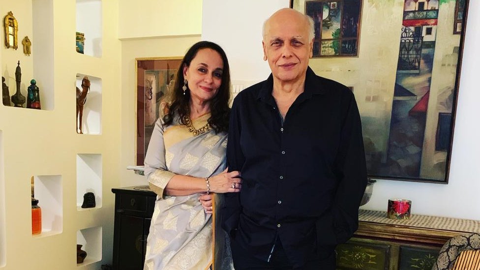 سونی رازدان اپنے شوہر فلم ساز اور ہدایت کار مہیش بھٹ کے ساتھ