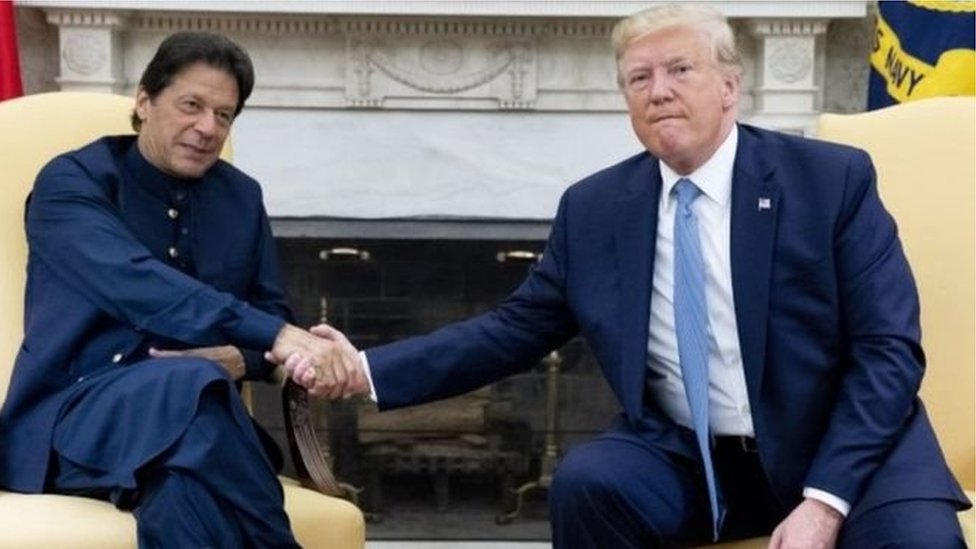 صدر ڈونلڈ ٹرمپ اور عمران خان