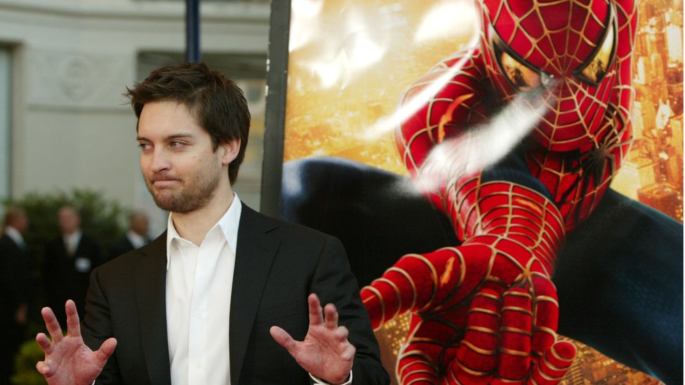 Tobey Maguire at the premiere for Spider-Man 2 in LA
