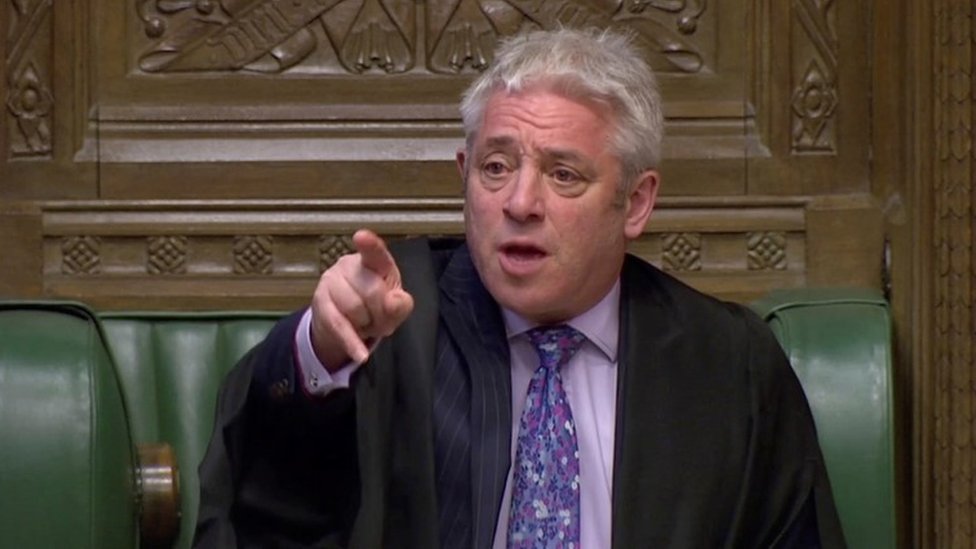 John Bercow in parliament