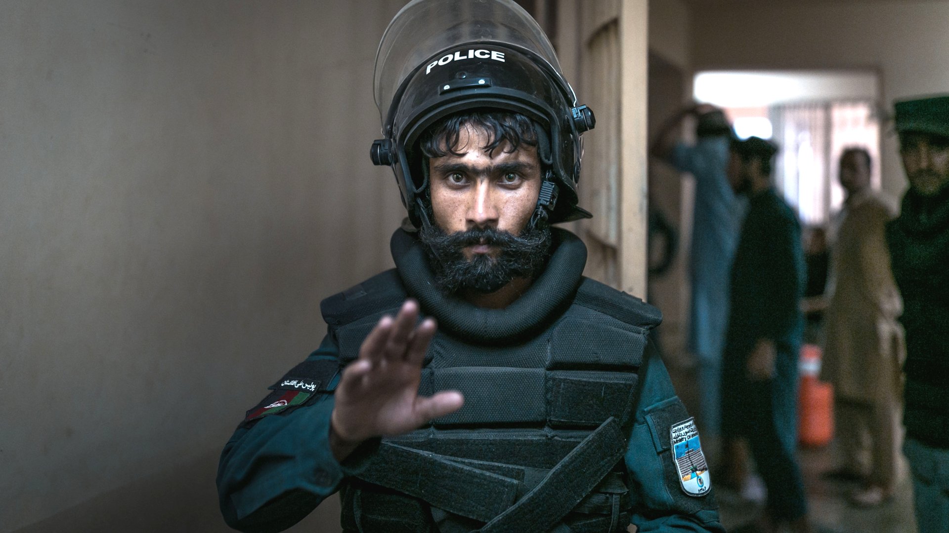 Afghan police officer in Pul-e-Charkhi prison