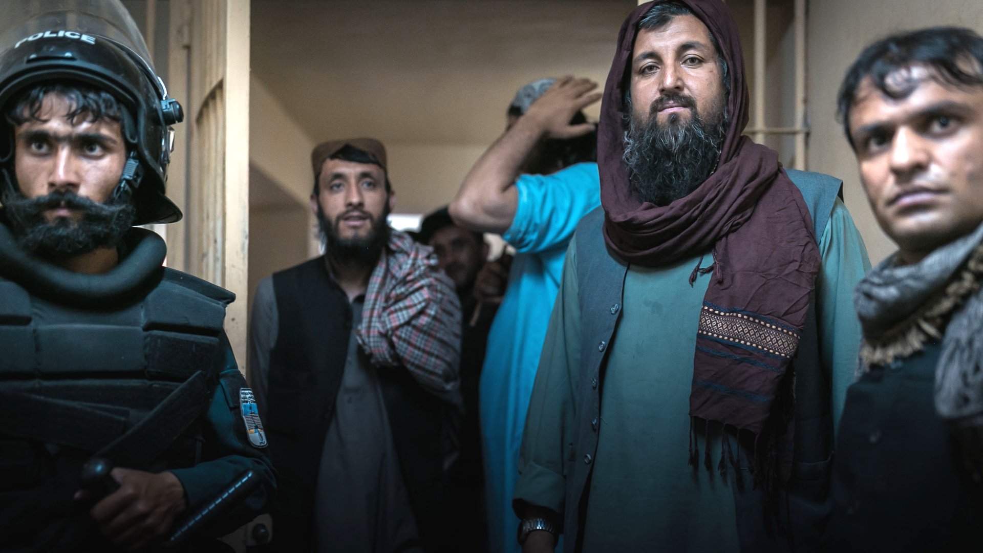 Taliban prisoners in Pul-e-Charkhi prison