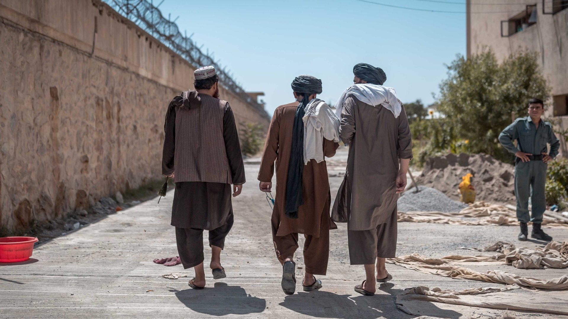 Taliban prisoners in Pul-e-Charkhi prison