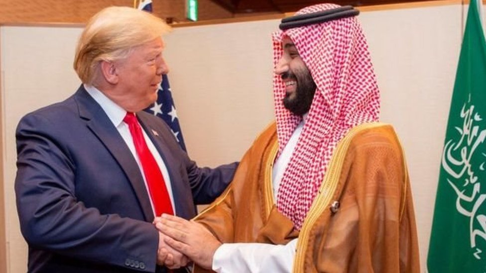 محمد بن سلمان اور صدر ٹرمپ