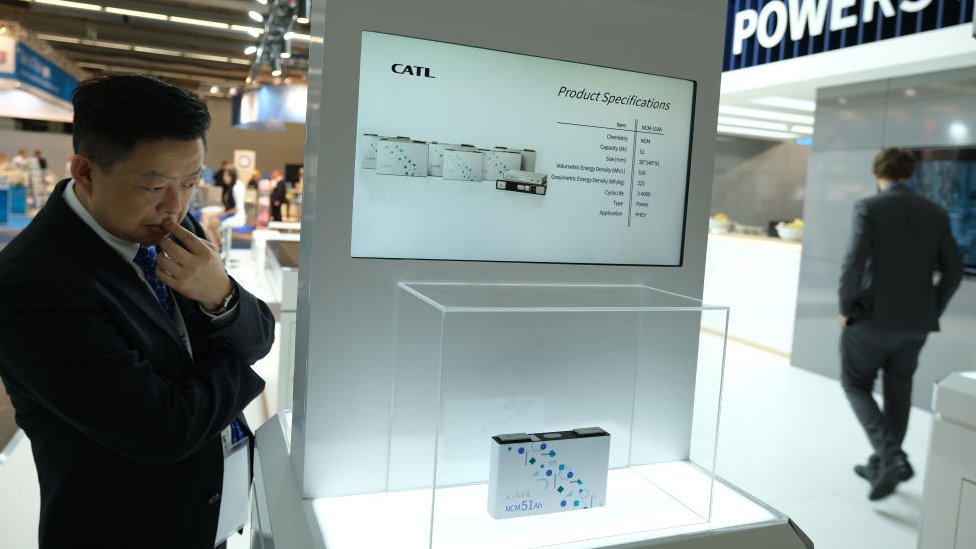 Catl at auto show