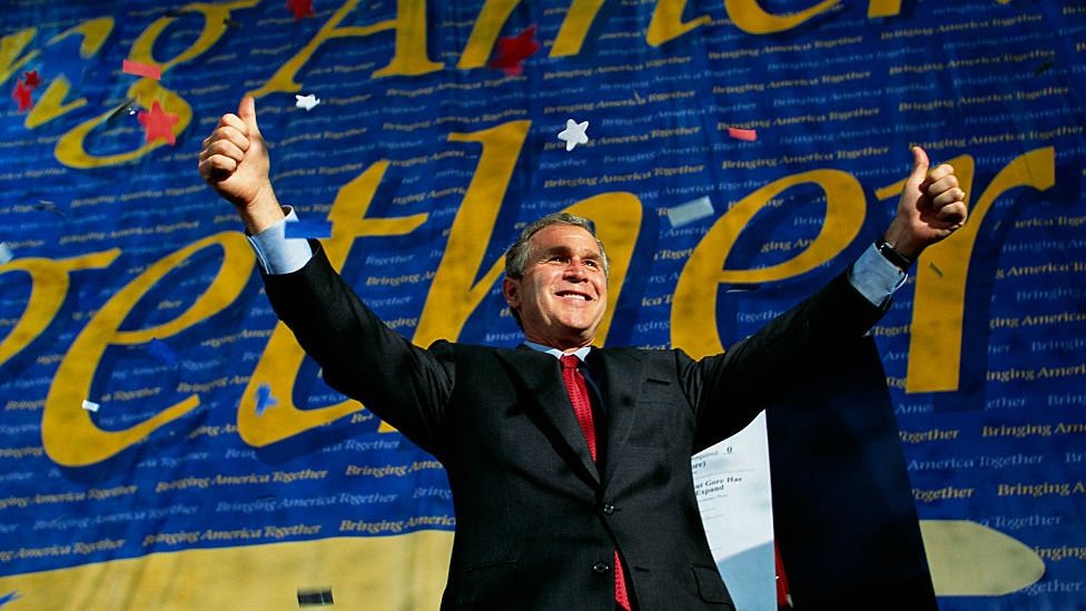 George Bush in 2000
