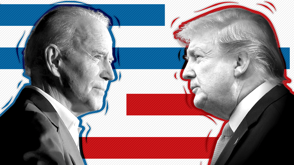 Promo image showing Joe Biden and Donald Trump