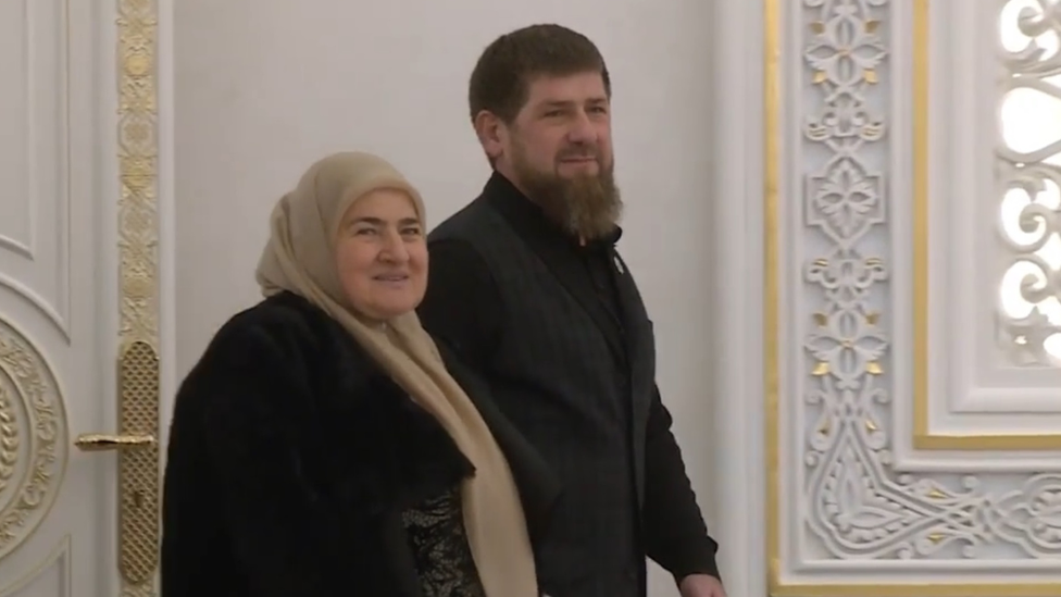 Ramzan and mother Ayman Kadyrov 2020