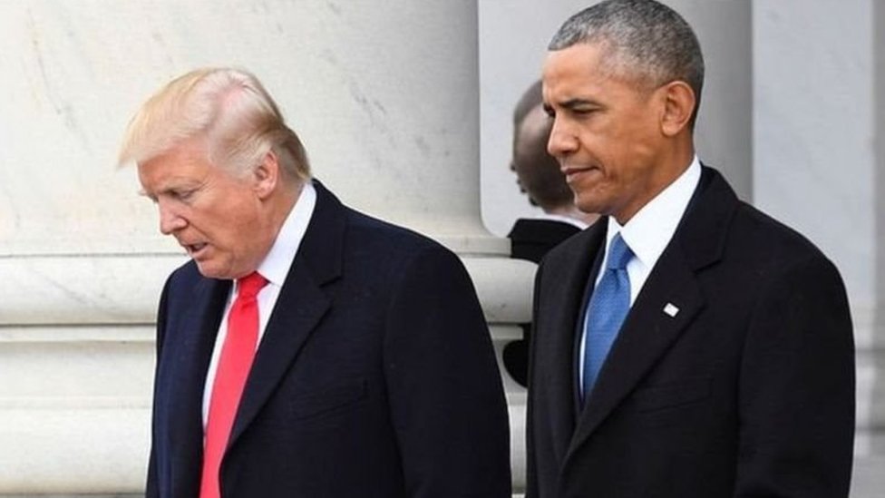 President Obama, Donald Trump