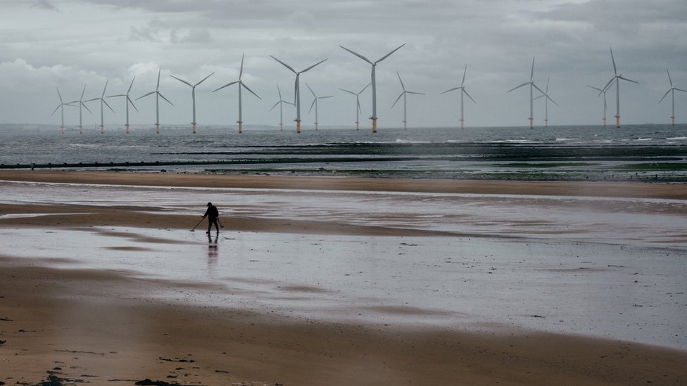 Wind farm in Redcar, Teesside