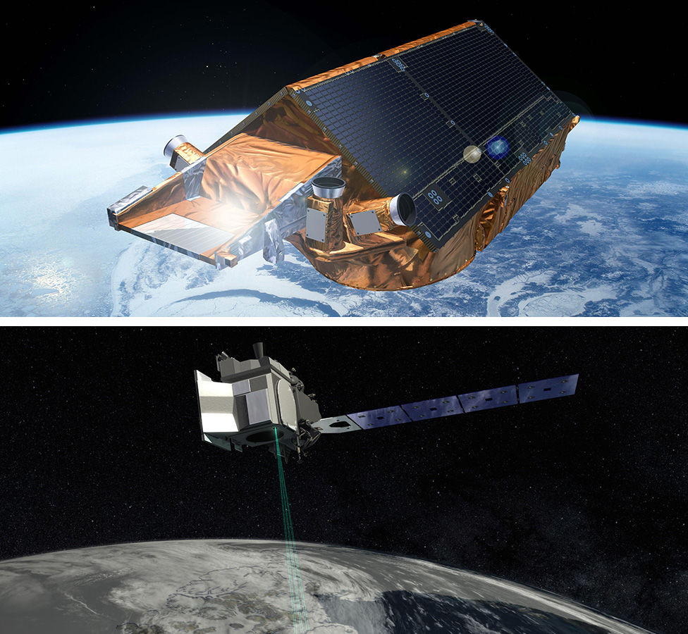 CryoSat-2 and IceSat-2