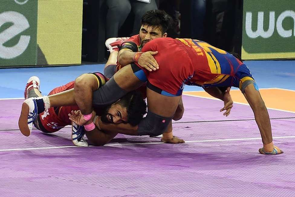 Pro kabaddi match