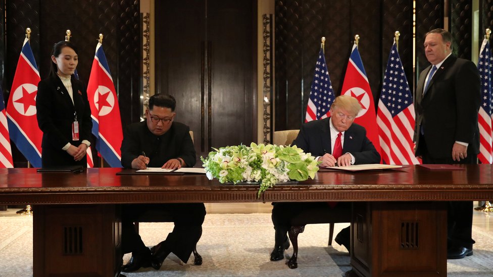 U.S. President Donald Trump and North Korea