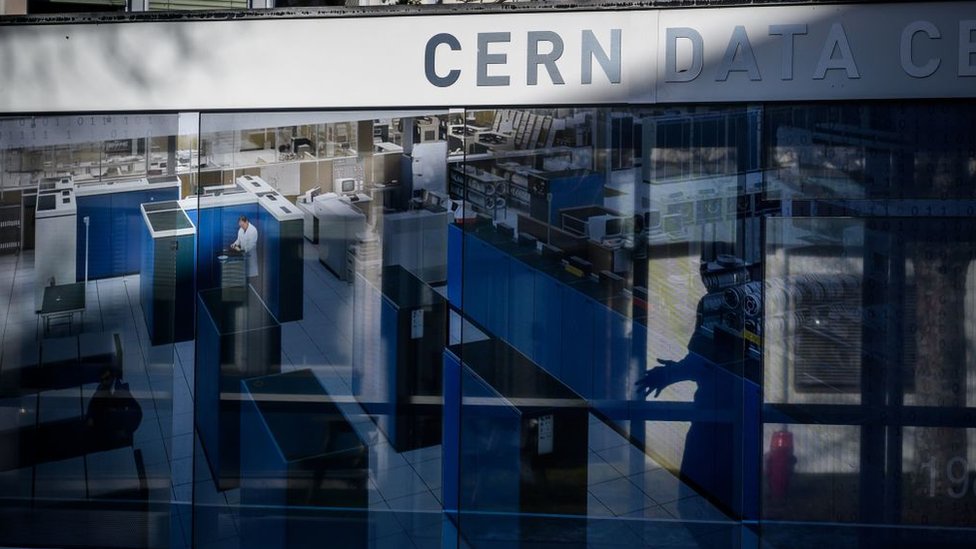 CERN's entrance