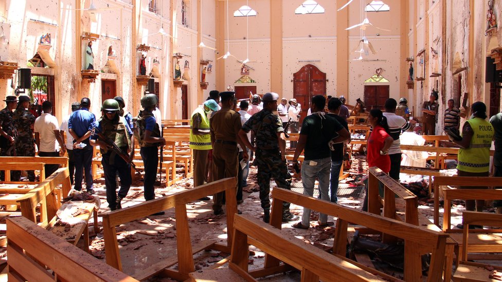 سری لنکا چرچ حملہ