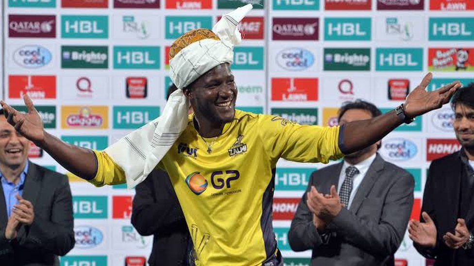 Psl2020 باكستان تعلن عن المواطنة الفخرية وأعلى جائزة مدنية للاعب الكريكيت الهندي الغربي دارين سامي نحن جميع ا