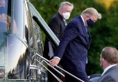 کرونا وائرس کی تشخیص کے بعد صدر ٹرمپ اسپتال منتقل