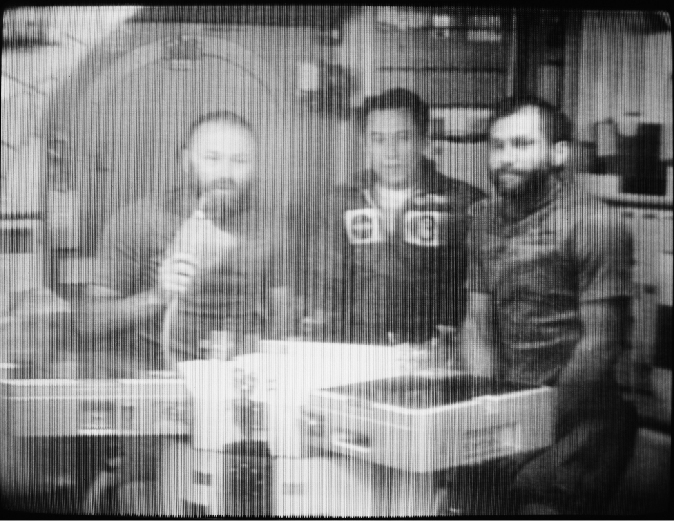 The Skylab 4 crew on the radio