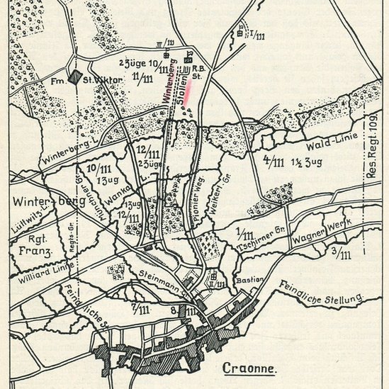 Map of tunnel