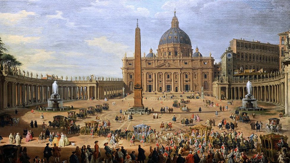XVII Century painting of The Vatican