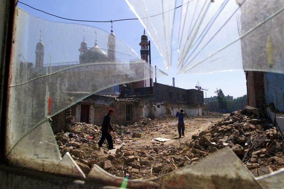 Experts say about 16,000 mosques have been destroyed in Xinjiang — two thirds of the total