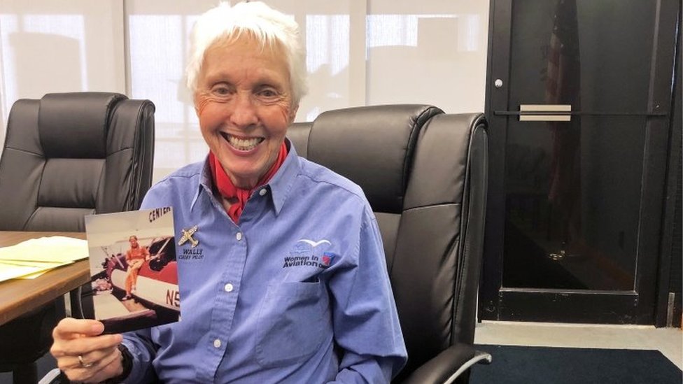 Wally Funk, a Virgin Galactic ticketholder and one of the First Lady Astronaut Trainees