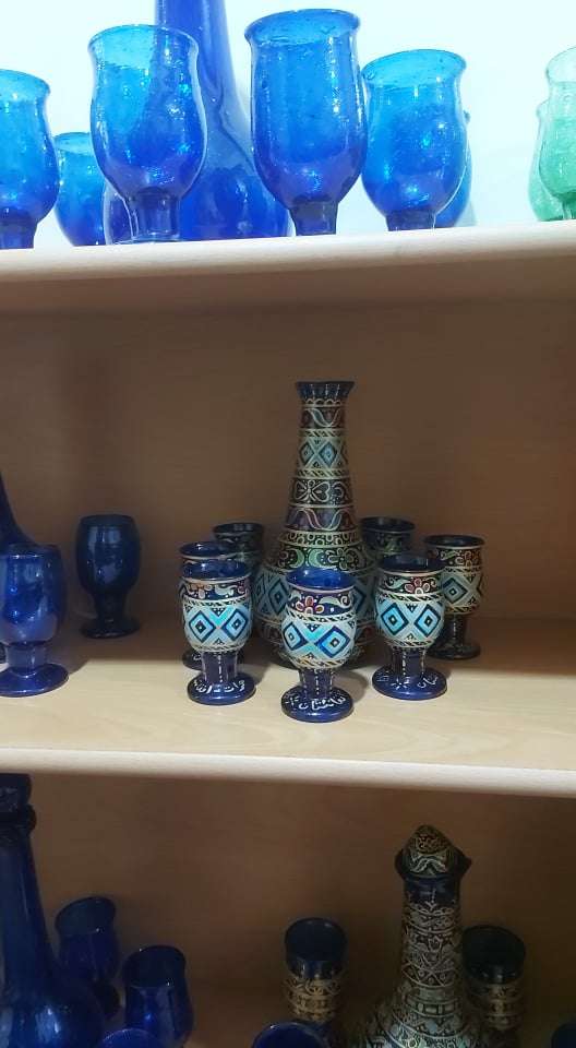 herati glass pottery