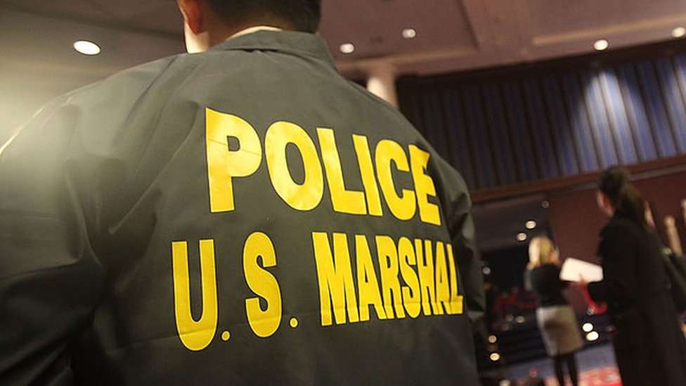 A US Marshals officer