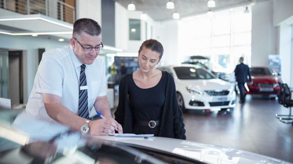 A car showroom in US