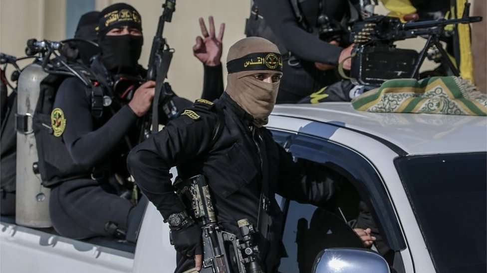 Palestinian Islamic Jihad fighters in Gaza (24/06/22)