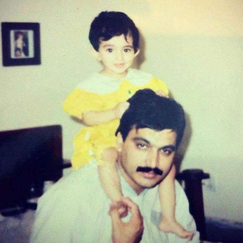 Mahim wiht her father