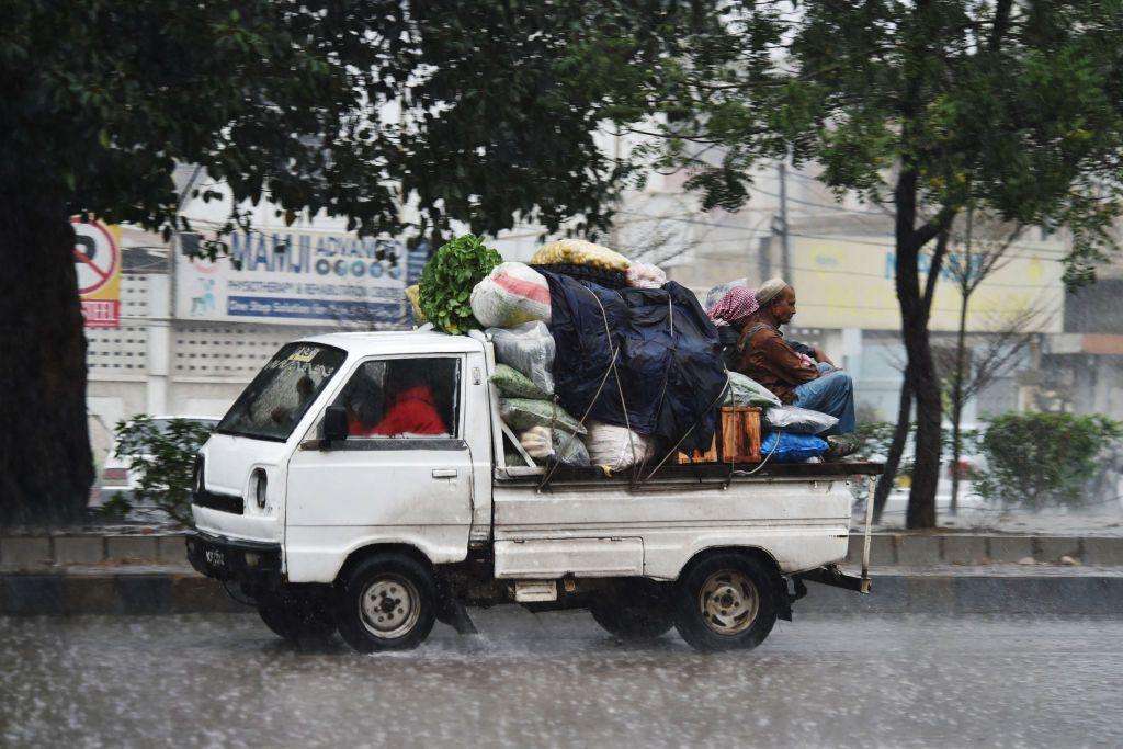کراچی، بارش